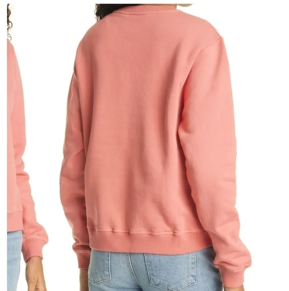 New BA&SH Tarah True Life Graphic Cotton Off White Sweatshirt Size 3/L/8 US NWT - Picture 7 of 16